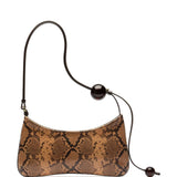 Jacquemus Brown Leather Shoulder Bag