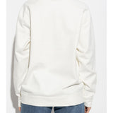 Ganni White Kittens Graphic Print Crewneck Sweatshirt