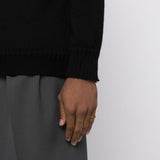 Maison Margiela engraved-logo silver ring