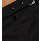 Jacquemus Black Yoke Layered Silhouette Belted Dress