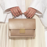 Golden Goose Beige Frontclasp Calfskin Luxury Tote