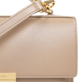 Golden Goose Beige Frontclasp Calfskin Luxury Tote