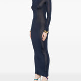 Self-Portrait knitted maxi dress