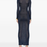 Self-Portrait knitted maxi dress