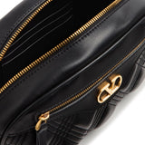 Valentino Garavani Deepest Black Quiltie67 Camera Bag