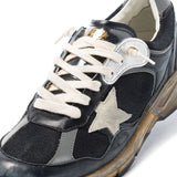 Golden Goose Black Distressed Signature Star Sneakers