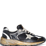 Golden Goose Black Distressed Signature Star Sneakers