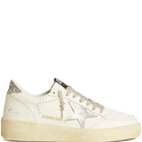 Golden Goose WhiteSilver Ballstar Sneakers Star Patch
