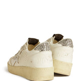 Golden Goose WhiteSilver Ballstar Sneakers Star Patch