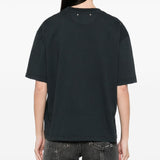 Golden Goose Black Crystal Embellished Crewneck Tee