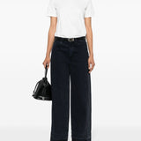 Golden Goose White Rhinestone Embellishment T Shirt