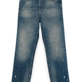 Golden Goose Indaco Distressed Heritage FivePocket Jeans