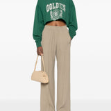 Golden Goose Beige Elasticated Waistband Classic Trousers