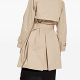 Emporio Armani Sand Beige Weatherproofing Trench Coat
