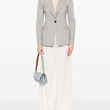 Emporio Armani Light Grey Impeccable Breasted Blazer
