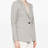 Emporio Armani Light Grey Impeccable Breasted Blazer