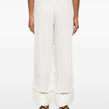 Emporio Armani White Beach Trousers Elasticated Waist