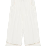 Emporio Armani White Beach Trousers Elasticated Waist