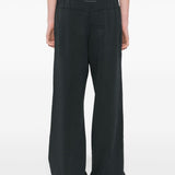 MM6 Maison Margiela Black Elasticated Drawstring Trousers