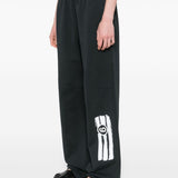 MM6 Maison Margiela Black Elasticated Drawstring Trousers