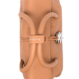 Zanellato Cognac Foldover Top Handbag With TwistLock