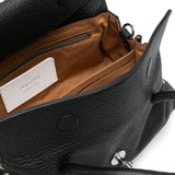 Zanellato Centauro Black Foldover Handbag Magnetic