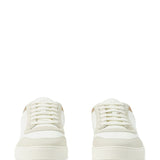 Burberry Leather, suede and check sneakers