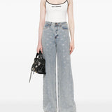Self-Portrait Jeans with decoration