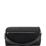 Ami Paris Silver Hardware NylonCanvas Shoulder Handbag