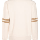 Golden Goose White Contrasting Stripe Sleeve Sweater