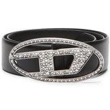 Diesel 1DR Strass leather belt