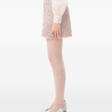 Valentino Ribbon Tweed Skirt