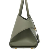 Ferragamo Ash Grey Hug Handbag GanciniSignatureBuckle