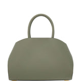 Ferragamo Ash Grey Hug Handbag GanciniSignatureBuckle