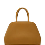Ferragamo Brown Hug Handbag With Goldtone Hardware