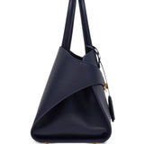 Ferragamo Midnight Blue Tote Bag Featuring Handles