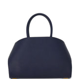 Ferragamo Midnight Blue Tote Bag Featuring Handles