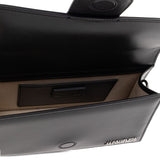 Jacquemus Black Flap Closure Top Handle Shoulder Bag