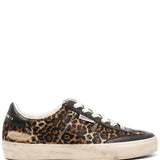 Golden Goose Animalier Brown Cheetah Sneakers Star