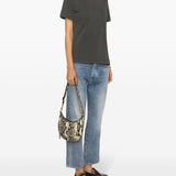 Golden Goose Grey Embellishment Distressed Tee Shirt