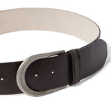 Brunello Cucinelli Dark Brown Glossy Calfskin Belt
