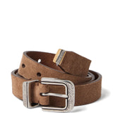 Brunello Cucinelli Brown Buckle Fastening Leather Belt