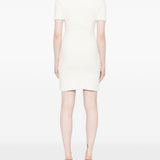 Self-Portrait Embellished button-detailed mini dress