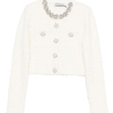 Self-Portrait Embellished-buttons cardigan