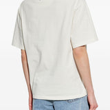 Golden Goose White Roseprint Relaxed Crewneck TShirt