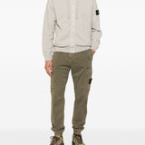 Stone Island Light Grey Hooded Performance Sweatshirt