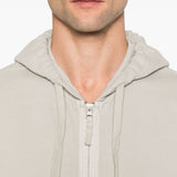 Stone Island Light Grey Hooded Performance Sweatshirt