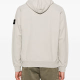 Stone Island Light Grey Hooded Performance Sweatshirt
