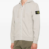 Stone Island Light Grey Hooded Performance Sweatshirt