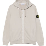 Stone Island Light Grey Hooded Performance Sweatshirt